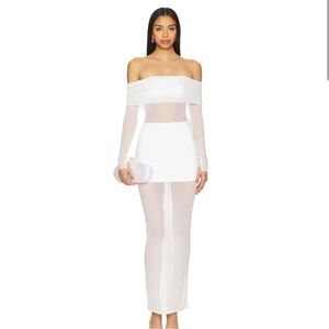 Lovers and Friends Fio Maxi Dress in White